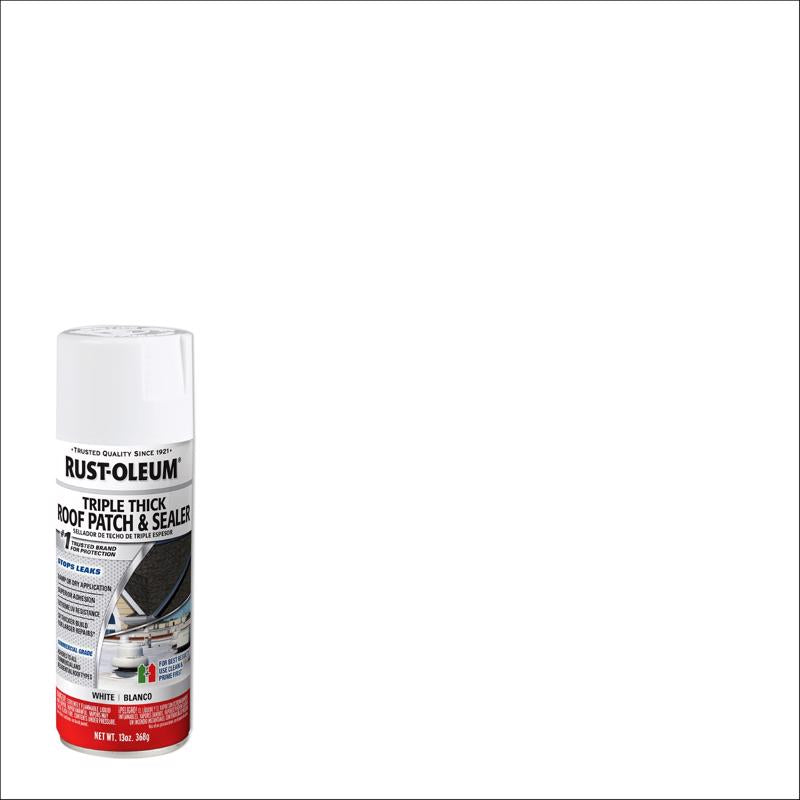 Rust-Oleum Triple Thick White Acrylic Roof Patch & Sealer 13 oz (Pack of 6)