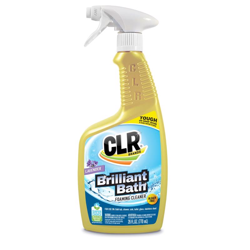 CLR Brands Brilliant Bath Lavender Scent Foaming Cleaner 26 oz Liquid (Pack of 6)
