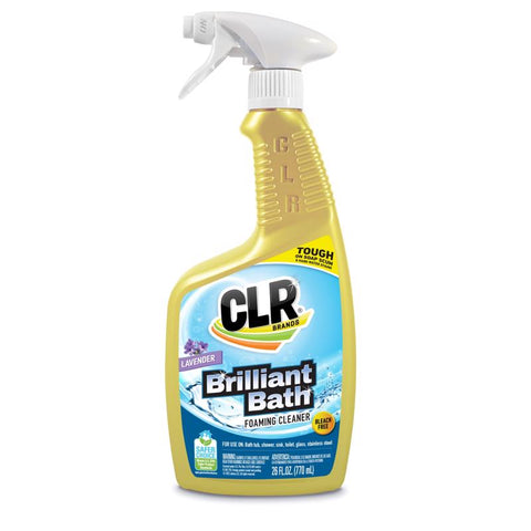CLR Brands Brilliant Bath Lavender Scent Foaming Cleaner 26 oz Liquid (Pack of 6)