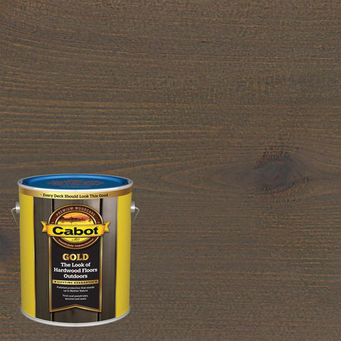 Cabot Gold Low VOC Satin Starlit Gray Deck Varnish 1 gal (Pack of 4)