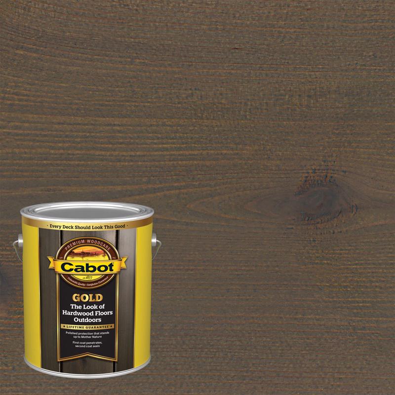 Cabot Gold Satin Starlit Gray Deck Varnish 1 gal (Pack of 4)