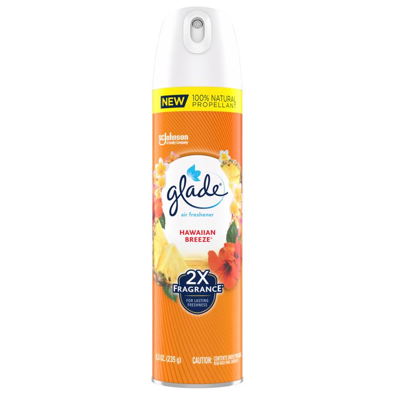 Glade Hawaiian Breeze Scent Air Freshener 8.3 oz Aerosol 1 pk (Pack of 6)