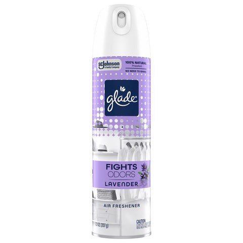 Glade Lavender & Vanilla Scent Air Freshener 8.3 oz Aerosol 1 pk (Pack of 6)