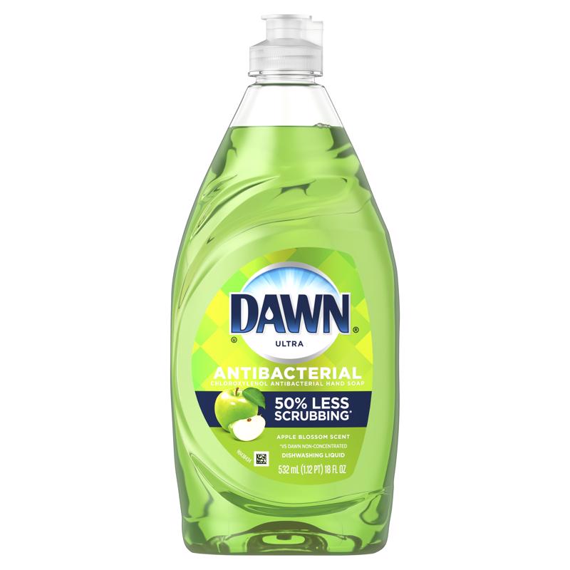 Dawn Ultra Apple Scent Liquid Dish Soap 18 oz 1 pk (Pack of 10)