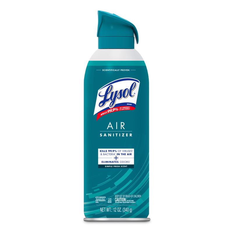 Lysol Fresh Scent Air Sanitizer 10 oz 1 pk (Pack of 6)