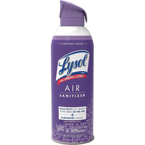 Lysol Light Breeze Scent Air Sanitizer 10 oz 1 pk (Pack of 6)