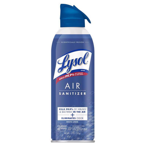 Lysol White Linen Scent Air Sanitizer 10 oz 1 pk (Pack of 6)