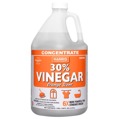 Harris Mandarin Orange Scent Concentrated All Purpose Cleaning Vinegar Liquid 128 oz (Pack of 4)