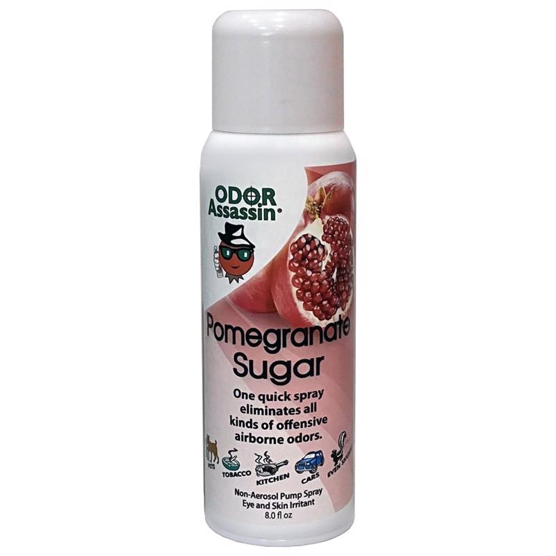 Odor Assassin Mist Pomegranate Sugar Scent Odor Eliminator 8 oz Liquid (Pack of 3)