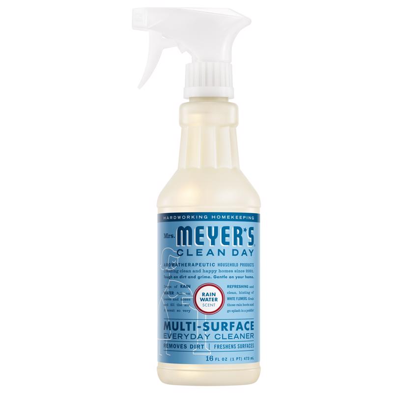 Limpiador multiusos en aerosol líquido aroma a lluvia Mrs. Meyer's Clean Day, 16 oz (paquete de 6)