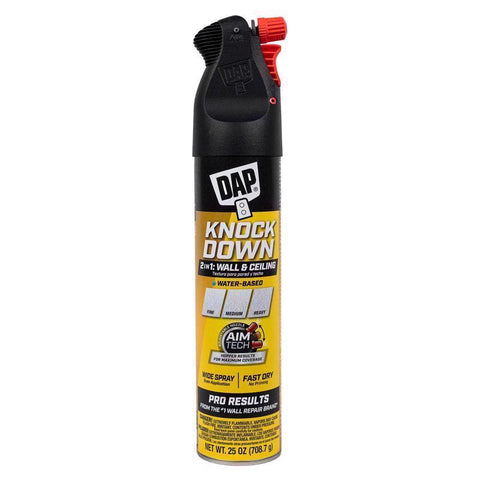 Textura para paredes de acabado mate DAP White a base de agua, 25 oz