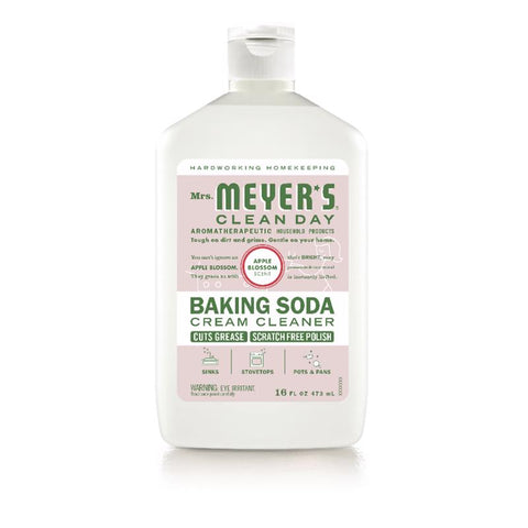 Mrs. Meyer's Clean Day Apple Blossom Scent Baking Soda Cleaner Cream 16 oz (Pack of 6)