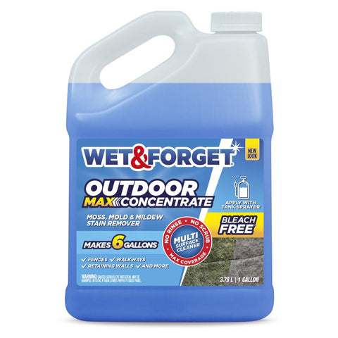 Concentrado limpiador para exteriores Wet & Forget, 1 galón