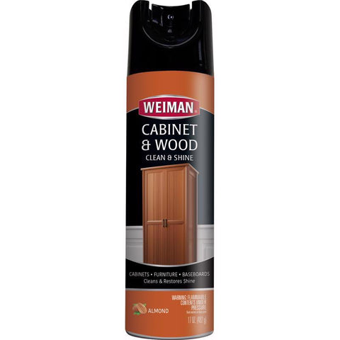 Weiman Almond Scent Furniture Cleaner and Polish 17 oz Spray (Pack of 6)