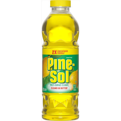 Pine-Sol Lemon Scent Concentrated All Purpose Cleaner Liquid 24 fl. oz. (Pack of 12)
