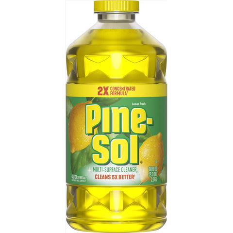 Pine-Sol Lemon Scent Concentrated All Purpose Cleaner Liquid 80 fl. oz. (Pack of 6)