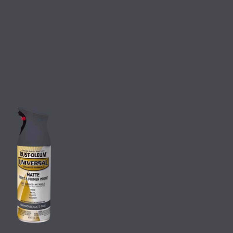Rust-Oleum Universal Matte Farmhouse Slate Blue Spray Paint 12 oz (Pack of 6)