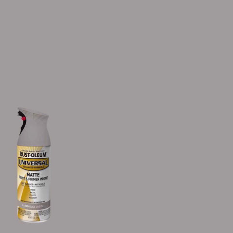 Rust-Oleum Universal Matte Greige Spray Paint 12 oz (Pack of 6)
