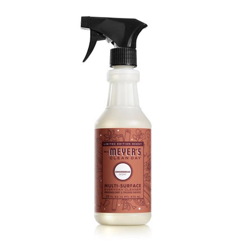 Mrs. Meyer's Clean Day Gingerbread Scent Multi-Purpose Cleaner Liquid Spray 16 oz (Pack of 6)