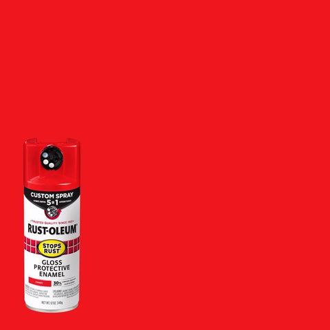 Rust-Oleum Stops Rust Indoor and Outdoor Gloss Red Oil Modified Alkyd Spray Paint 12 oz (Pack of 6)