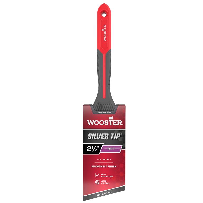 Wooster Silver Tip 2-1/2 in. Soft Angle Paint Brush (Pack of 6)