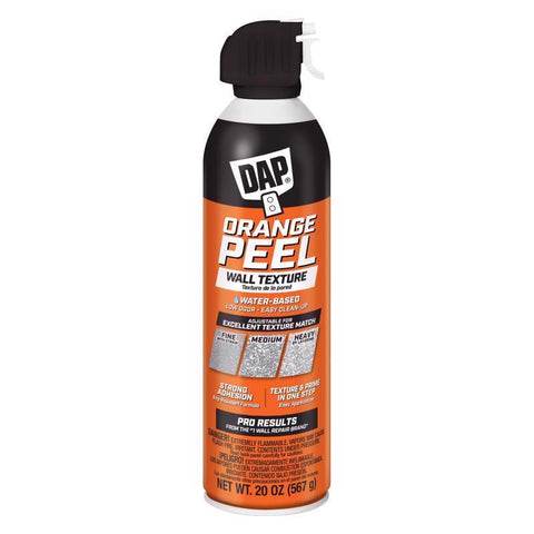 DAP White Water-Based Orange Peel Spray Texture 20 oz (Pack of 6)