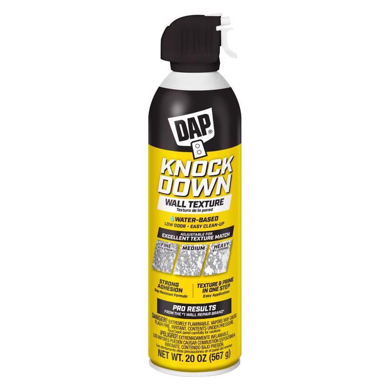 DAP White Water-Based Knockdown Wall Texture 20 oz (Pack of 6)