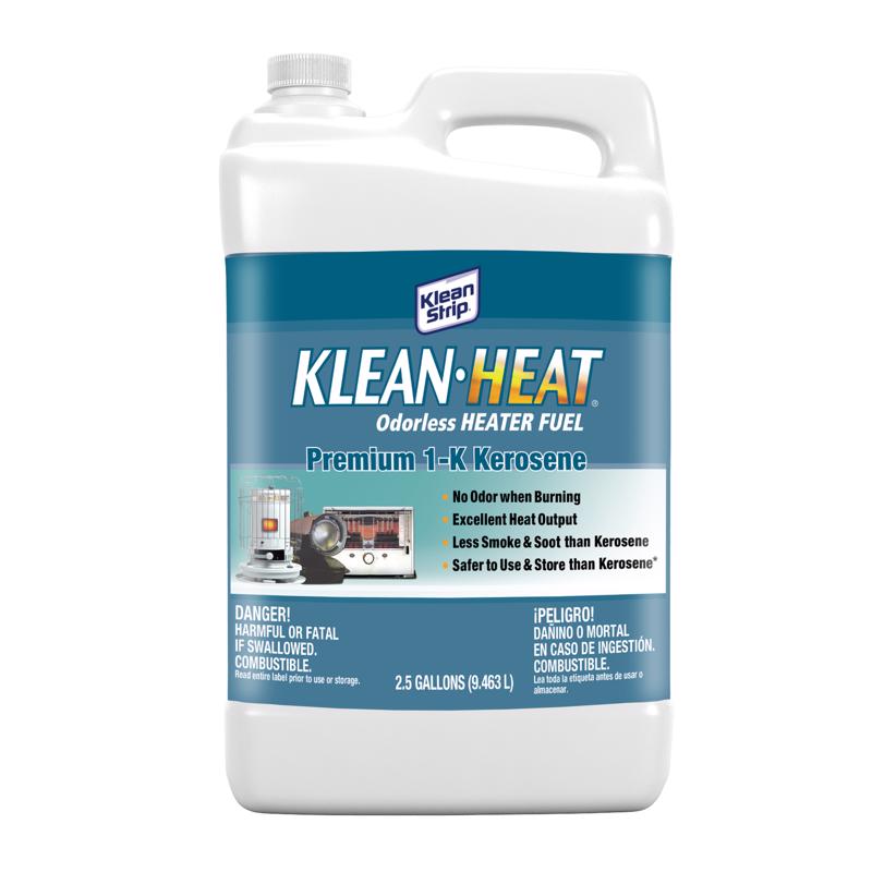 Klean Strip Klean-Heat Petroleum Hydrocarbons Clean Burning Fuel 2.5 gal (Pack of 2)