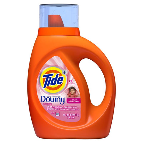 Tide Downy April Fresh Scent Detergent Liquid 42 fl. oz. 1 pk (Pack of 6)