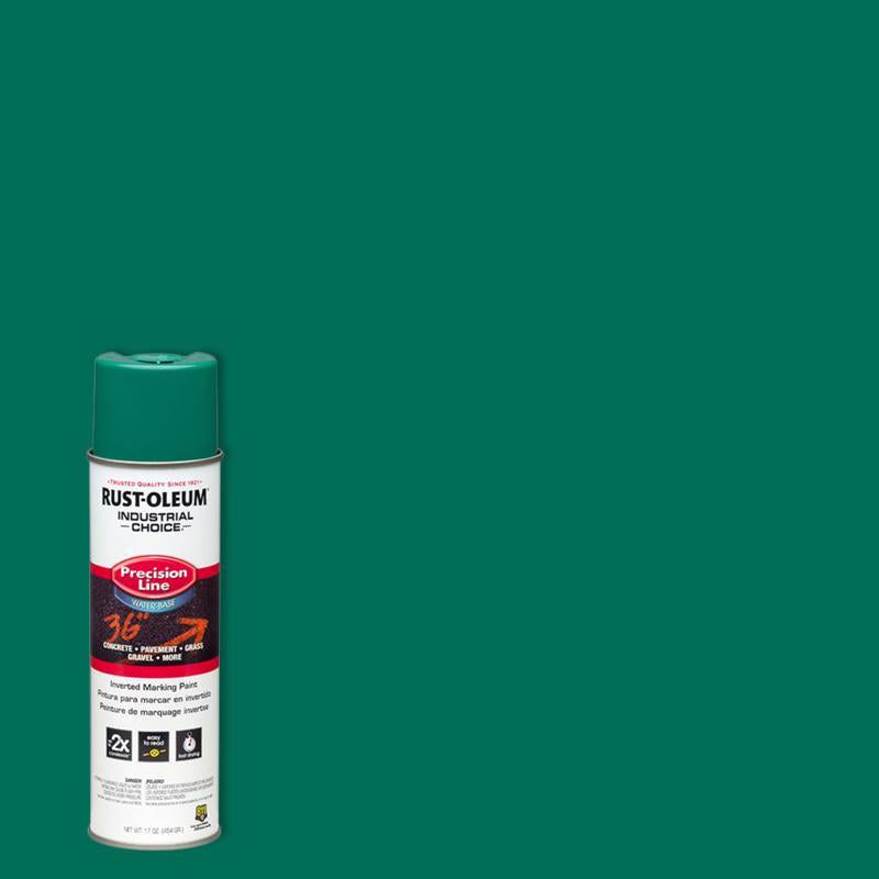 Rust-Oleum Industrial Choice Gloss Safety Green Marking Paint 17 oz (Pack of 12)