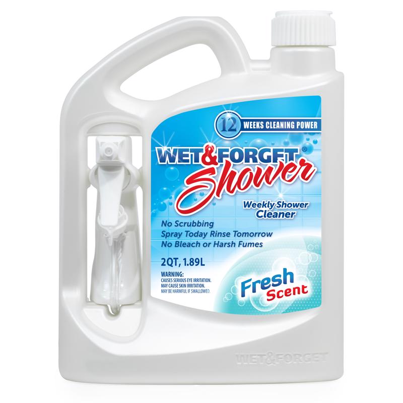 Wet & Forget Fresh Scent Shower Cleaner 64 oz Liquid (Pack of 4)