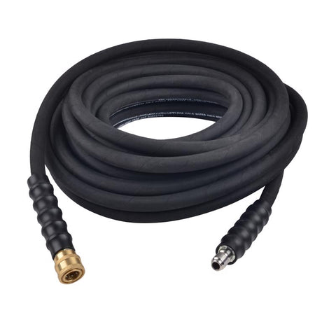 SurfaceMaxx 3/8 in. D X 50 ft. L Steel and Polyester Braided Pressure Washer Hose 4500 psi