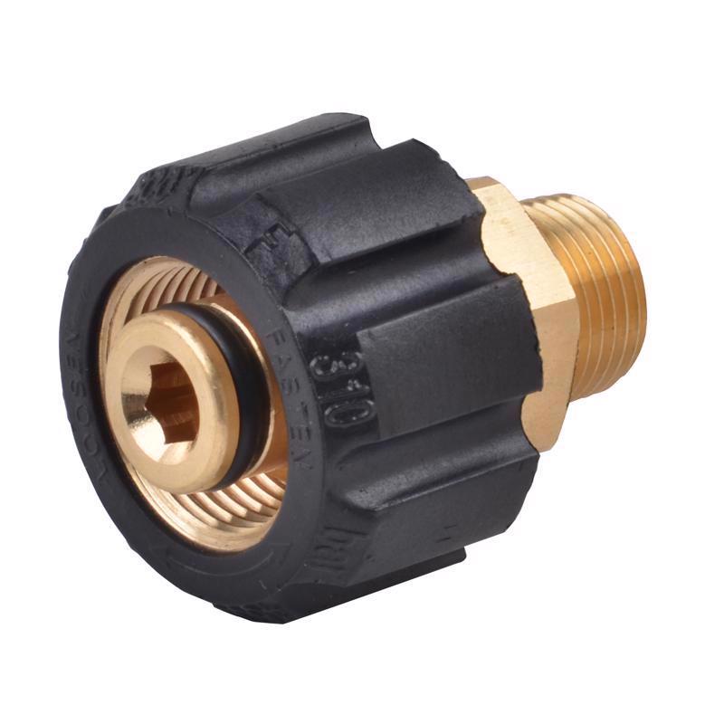 SurfaceMaxx M22 hembra x 3/8 pulg. macho NPT, niple roscado, 5800 psi