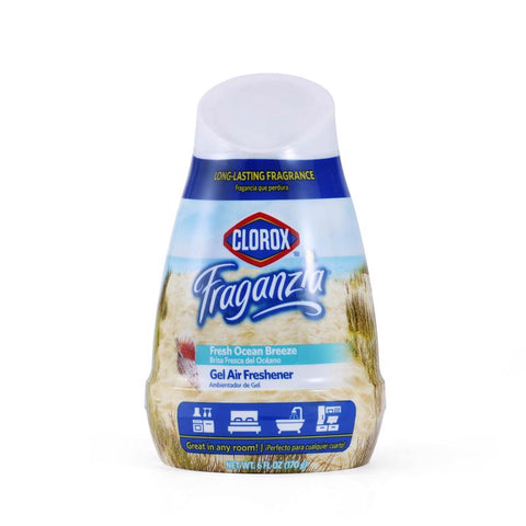 Clorox Fraganzia Fresh Ocean Breeze Scent Air Freshener 6 oz Gel 1 pk