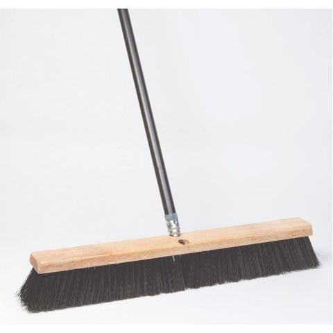 DQB 24 in. W Horsehair/Poly Broom