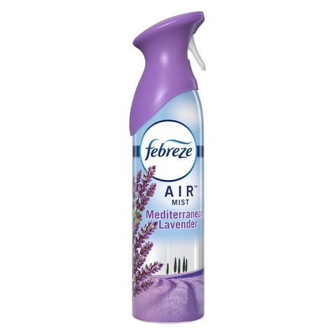 Febreze Air Effects Mediterranean Lavender Scent Air Freshener Spray 8.8 oz Liquid 1 pk (Pack of 6)