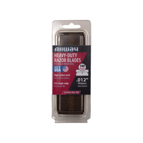 Allway Carbon Steel Single-Edge Razor Scraper (Pack of 10)