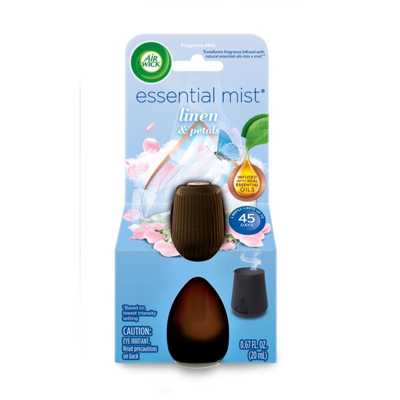 Air Wick Linen & Petals Scent Air Freshener Refill 0.67 oz Liquid 1 pk (Pack of 6)