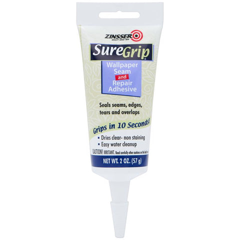 Zinsser SureGrip High Strength Clear Wallpaper Adhesive 2 oz (Pack of 12)