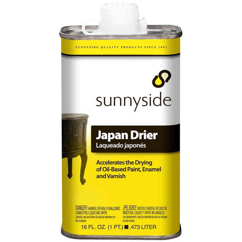 Sunnyside Japan Drier Petroleum Fastest Drying Solvent 16 oz (Pack of 6)