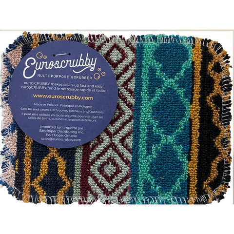 Euroscrubby Medium Duty Scrubber For Kitchen and Bath 6 in. L 1 pk (Pack of 50)