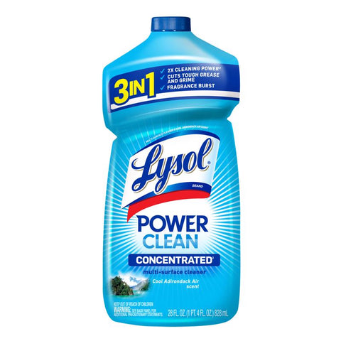 Lysol Cool Adirondack Air Scent Concentrated Multi-Surface Cleaner Liquid 28 fl. oz. (Pack of 9)