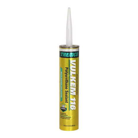 Vulkem 116 Limestone Polyurethane Window and Door Caulk Sealant 10.1 fl. oz. (Pack of 12)