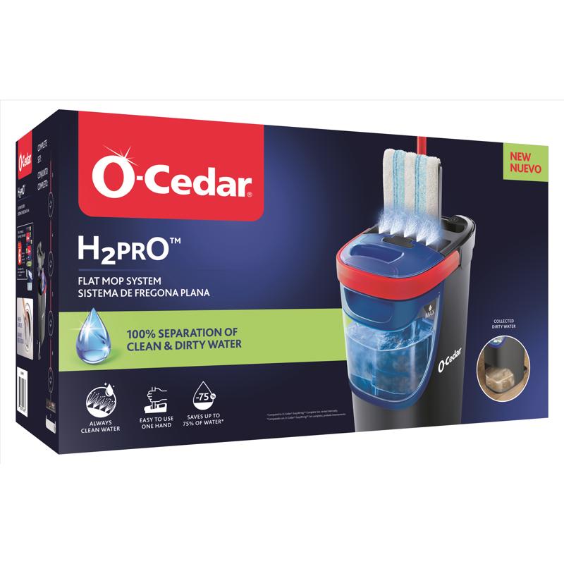 O-Cedar H2Pro 16 in. W Mop with Bucket