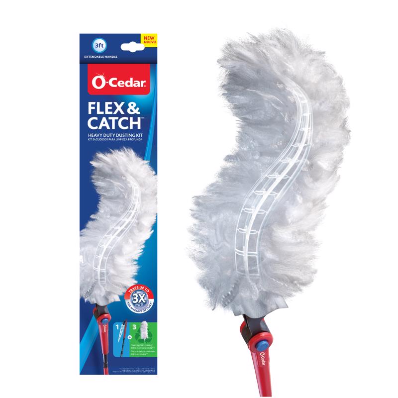 O-Cedar Flex and Catch Microfiber Duster Kit 36 in. L 1 pk (Pack of 6)