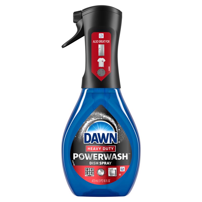 Dawn Powerwash Heavy Duty Fresh Scent Liquid Dish Spray 16 oz 1 pk (Pack of 6)