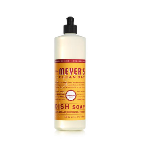 Mrs. Meyer's Clean Day Clementine Scent Liquid Dish Soap 16 oz 1 pk (Pack of 6)