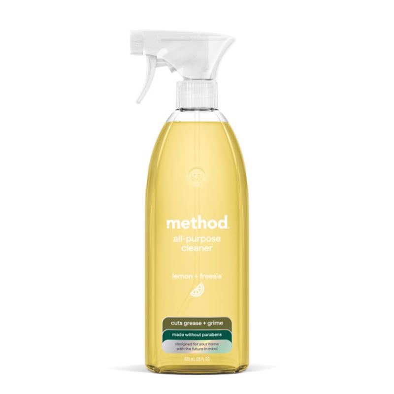 Method Lemon Freesia Scent All Purpose Cleaner Liquid 28 oz (Pack of 8)