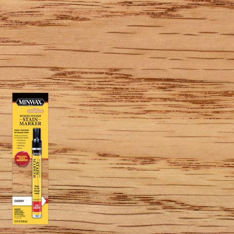 Marcador de tinte para acabado de madera Minwax, tinte de cerezo semitransparente a base de aceite, 1/3 oz