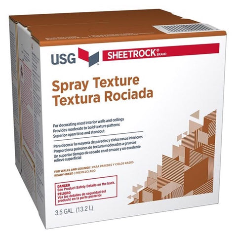 USG Sheetrock Sheetrock White Water-Based Wall and Ceiling Texture Paint 3.5 gal